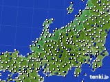 2022年04月11日の北陸地方のアメダス(風向・風速)