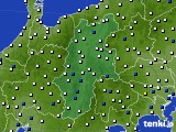 2022年04月11日の長野県のアメダス(風向・風速)