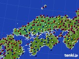 中国地方のアメダス実況(日照時間)(2022年04月12日)