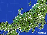 北陸地方のアメダス実況(風向・風速)(2022年04月12日)