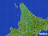 道北のアメダス実況(風向・風速)(2022年04月12日)