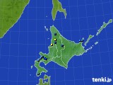 北海道地方のアメダス実況(積雪深)(2022年04月13日)