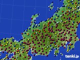 北陸地方のアメダス実況(日照時間)(2022年04月13日)
