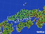 2022年04月13日の中国地方のアメダス(日照時間)