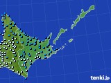 道東のアメダス実況(気温)(2022年04月13日)