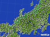 2022年04月14日の北陸地方のアメダス(風向・風速)