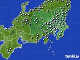 関東・甲信地方のアメダス実況(降水量)(2022年04月15日)