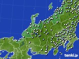 北陸地方のアメダス実況(降水量)(2022年04月15日)