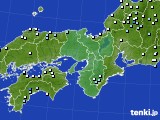 近畿地方のアメダス実況(降水量)(2022年04月15日)