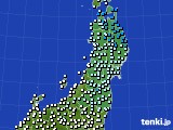 東北地方のアメダス実況(気温)(2022年04月15日)
