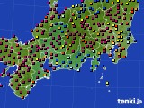 2022年04月16日の東海地方のアメダス(日照時間)