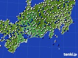 2022年04月16日の東海地方のアメダス(風向・風速)
