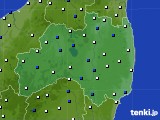 福島県のアメダス実況(風向・風速)(2022年04月16日)