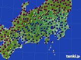 関東・甲信地方のアメダス実況(日照時間)(2022年04月17日)