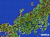 北陸地方のアメダス実況(日照時間)(2022年04月17日)