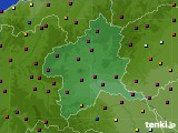 群馬県のアメダス実況(日照時間)(2022年04月19日)