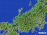2022年04月19日の北陸地方のアメダス(風向・風速)