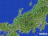 2022年04月20日の北陸地方のアメダス(風向・風速)