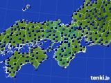 近畿地方のアメダス実況(日照時間)(2022年04月21日)