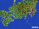 2022年04月23日の東海地方のアメダス(日照時間)