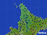 道北のアメダス実況(日照時間)(2022年04月23日)