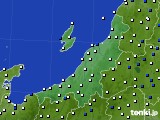 新潟県のアメダス実況(風向・風速)(2022年04月23日)