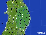岩手県のアメダス実況(風向・風速)(2022年04月23日)