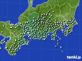 東海地方のアメダス実況(降水量)(2022年04月24日)