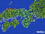 近畿地方のアメダス実況(日照時間)(2022年04月24日)