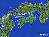 四国地方のアメダス実況(日照時間)(2022年04月24日)