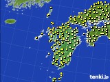 九州地方のアメダス実況(気温)(2022年04月24日)