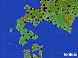 道南のアメダス実況(日照時間)(2022年04月25日)