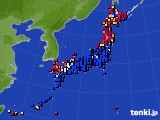 2022年04月27日のアメダス(日照時間)