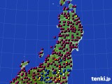 東北地方のアメダス実況(日照時間)(2022年04月28日)