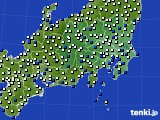 2022年04月30日の関東・甲信地方のアメダス(風向・風速)