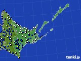 道東のアメダス実況(風向・風速)(2022年04月30日)