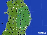 岩手県のアメダス実況(風向・風速)(2022年05月03日)