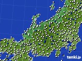 2022年05月05日の北陸地方のアメダス(風向・風速)