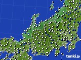 2022年05月06日の北陸地方のアメダス(風向・風速)