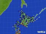 2022年05月07日の北海道地方のアメダス(日照時間)