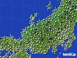 2022年05月07日の北陸地方のアメダス(風向・風速)