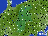2022年05月08日の長野県のアメダス(風向・風速)