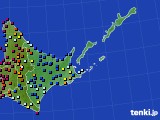 道東のアメダス実況(日照時間)(2022年05月09日)