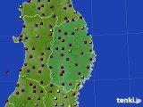 岩手県のアメダス実況(日照時間)(2022年05月09日)