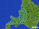 道央のアメダス実況(風向・風速)(2022年05月09日)