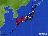 アメダス実況(日照時間)(2022年05月14日)