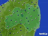 福島県のアメダス実況(風向・風速)(2022年05月14日)