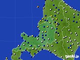道央のアメダス実況(風向・風速)(2022年05月14日)