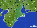 2022年05月14日の三重県のアメダス(風向・風速)