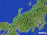2022年05月15日の北陸地方のアメダス(風向・風速)
